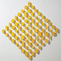 Carolina Sardi, Yellow in a Diamond Shape (Sold)
Painted Steel
