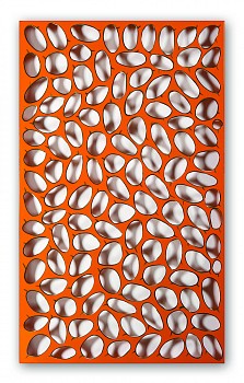 Carolina Sardi -&nbsp;Orange Nest (Sold) 60 x 36 x 2 in.