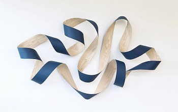 Work: Untitled Blue (Sold) 41 x 77 x 10 in.