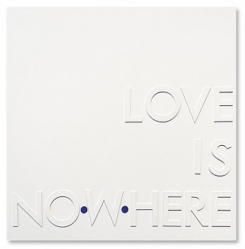 David McCauley - Love is Nowhere/Love is Now Here (Sold) 36 x 36 in.