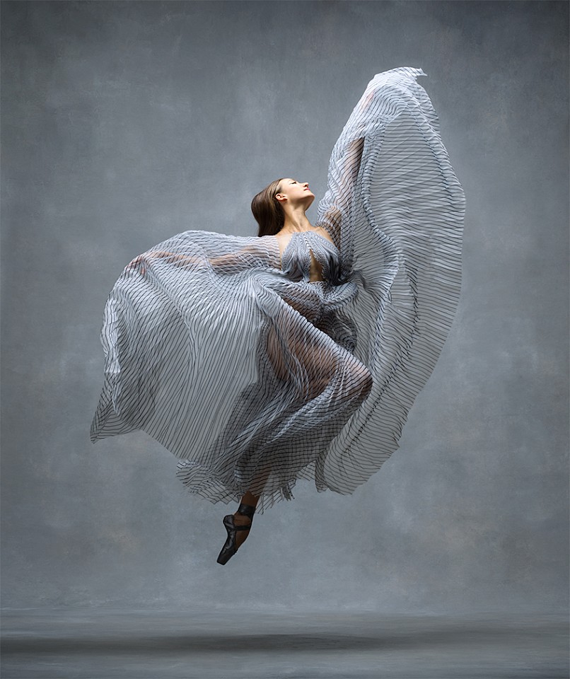 Ken Browar &amp; Deborah Ory, Christine Shevchenko
Dye sublimation print on aluminum, 50 x 42 in.
Dress by Iris Van Herpen