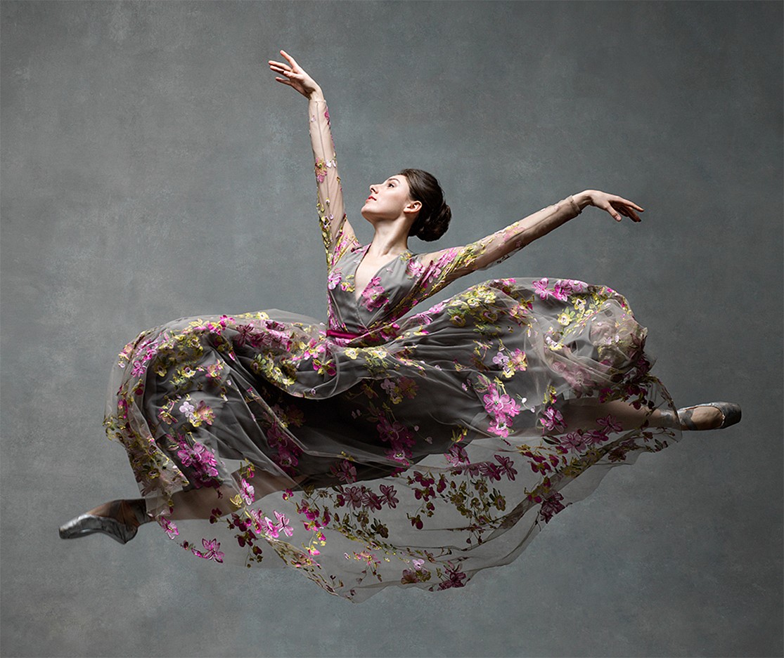 Ken Browar &amp; Deborah Ory, Tiler Peck 
Dye sublimation print on aluminum, 42 x 50 in.
Principal, New York City Ballet, dress by Naeem Khan