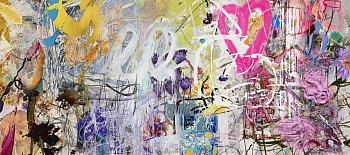 Irene Mamiye - Homage 7435 (Mistral) 34 x 72 in.