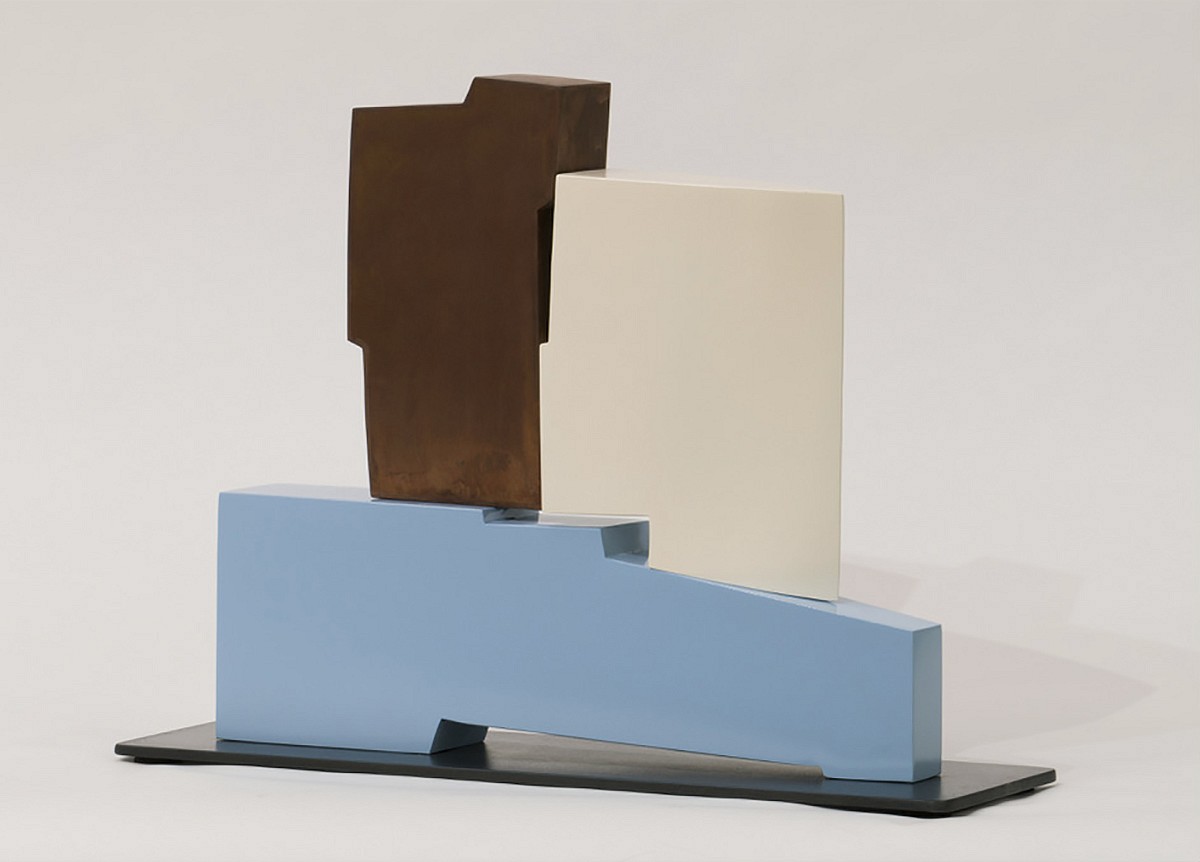 Pascal Pierme Sculpture, Petite Aclair 5 (Tri-color)
Steel, 14 x 16 x 6 in.
