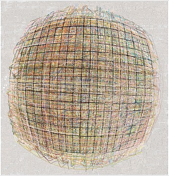 Henry Mandell - Superunknown 46 C 45 3/4 x 44 in.