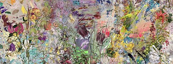 Irene Mamiye - Homage 8331 (Revival) 36 x 96 in.