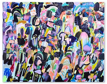 Work: Night Garden 48 x 60 in.