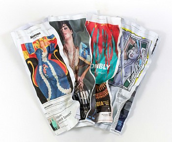 Paul Rousso - NY Times Museum Section with Cy Twombly (Sold) 52 x 62 x 11 in.