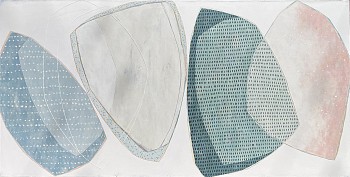 Karine Leger - Trembling Heart XVI  36 x 72 in.