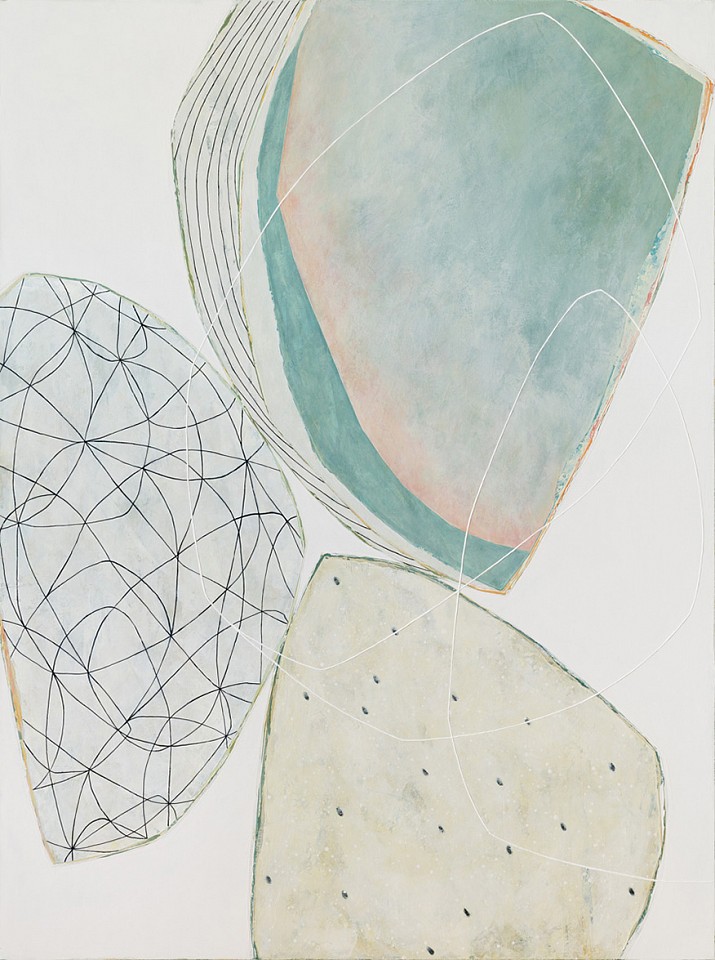 Karine Leger, Between Wind and Water
Acrylic & mixed media on canvas, 48 x 36 in.