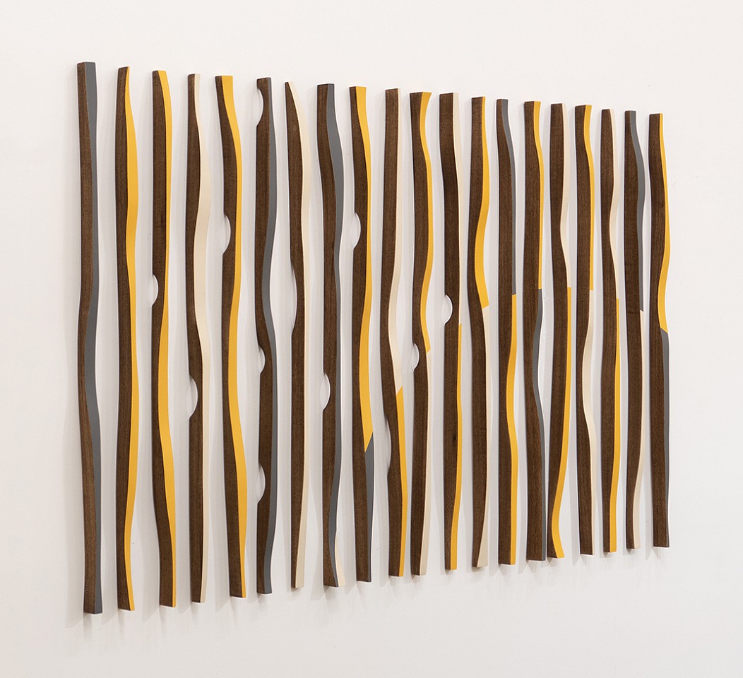 Pascal Pierme, Origines Illusion I
Mahogany, 38 x 58 in.