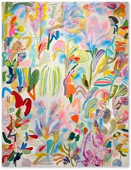 Work: London Garden 52 x 40 in.