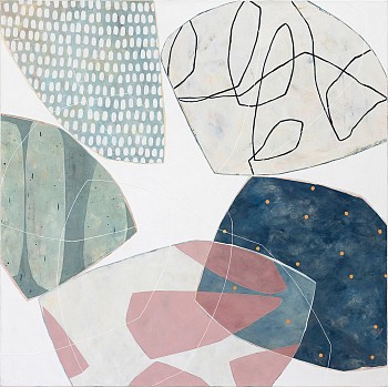 Karine Leger - Loop III 60 x 60 in.