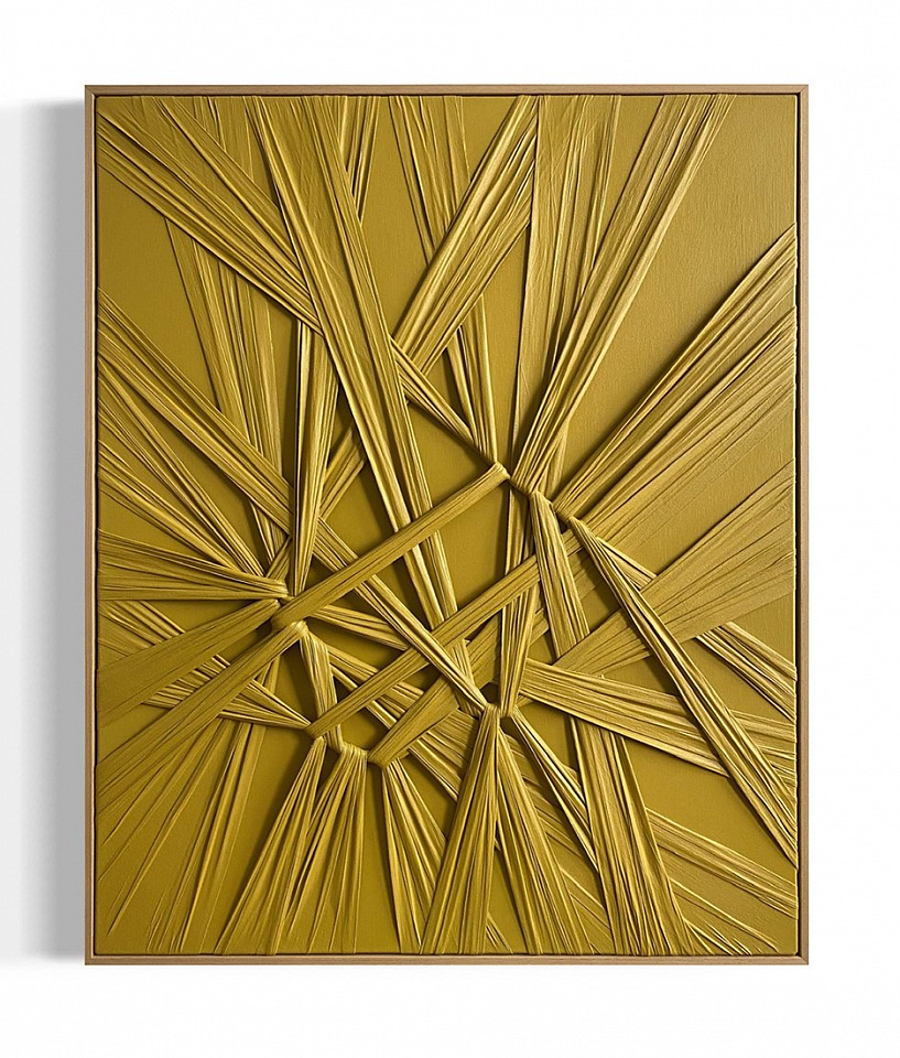 Niina Kratz, Wrap Me In Your Warm Embrace (Sold)
Mixed media on canvas, 40 3/8 x 33 inches framed