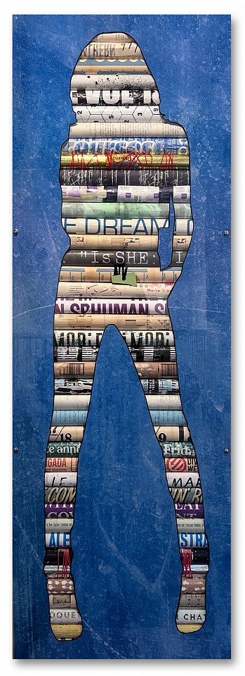 Jane Maxwell, Is She? (On hold)
Paper scrolls with plexi, 77 x 27 x 2 in.