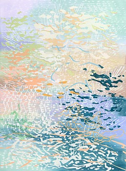 Laura Fayer - Spring Diary 112 30 x 22 in.