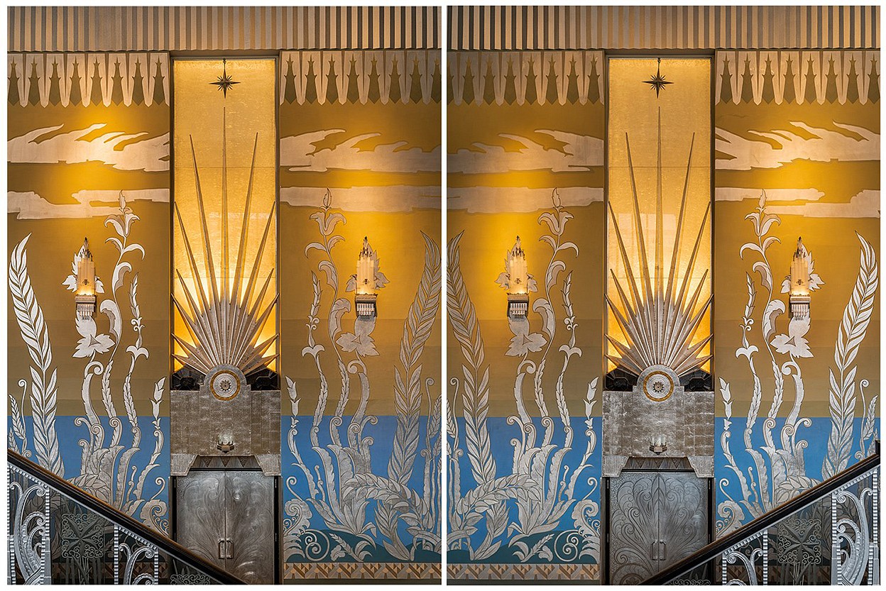 Christos Palios, Underwater Deco, Fox Theater Spokane, WA (diptych)
Archival pigment print on paper, Sizes vary