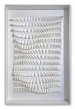 Work: Anna Kruhelska Untitled 257 28 x 40", (art may be oriented horizontally or vertically) Framed with non-reflective glass