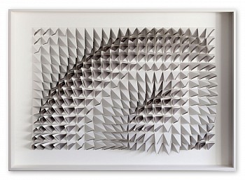 Work: Anna Kruhelska Untitled 251 (Sold) 28 x 40", (art may be oriented horizontally or vertically) Framed with non-reflective glassha