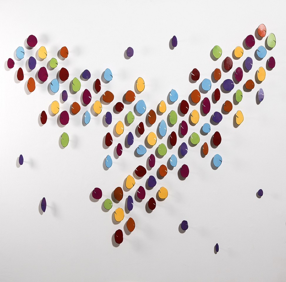 Carolina Sardi, Poppy Field
Painted Steel, 67 x 85 x 2 in.