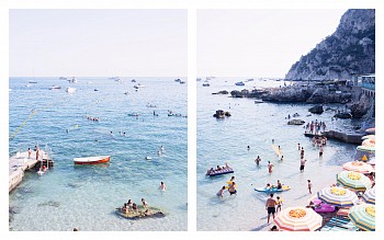 Jonathan Smith - Marina Piccola Capri ii (diptych) 40x64", 50x80", 70x114"