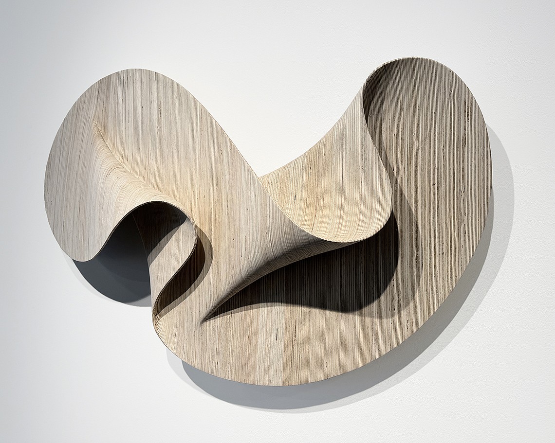 Daniel Mirchev, Cashmere Air (Sold)
Layered plywood, 28 x 49 x 7 in.