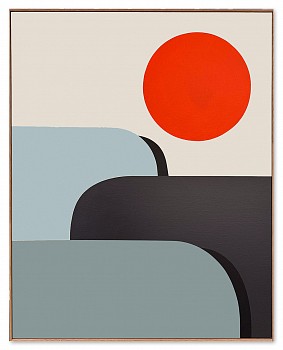 Francois Bonnel - Duel #2 39 1/2 x 31 1/2 in.