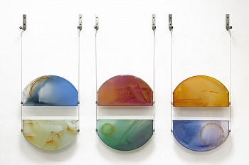 Carrie McGee - Ecliptic Thread (Sold) 41 x 61 x 4 in.