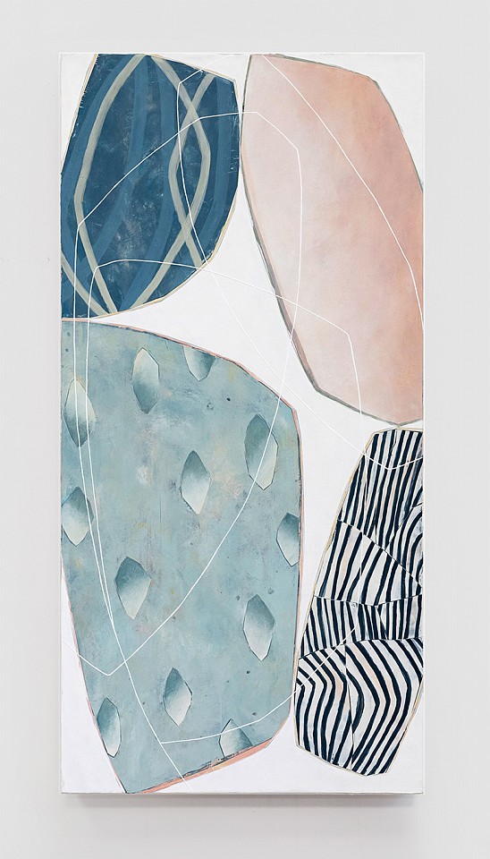 Karine Leger, In Conversation #1
Acrylic on canvas, 50 x 24 in.