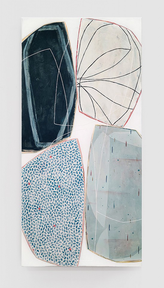 Karine Leger, In Conversation #3
Acrylic on canvas, 50 x 24 in.