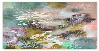 Laura Fayer -&nbsp;Celestial Grove 30 x 60 in.