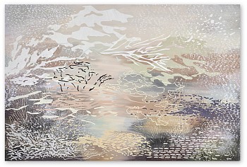 Laura Fayer -&nbsp;Haiku Breeze (Sold) 40 x 60 in.
