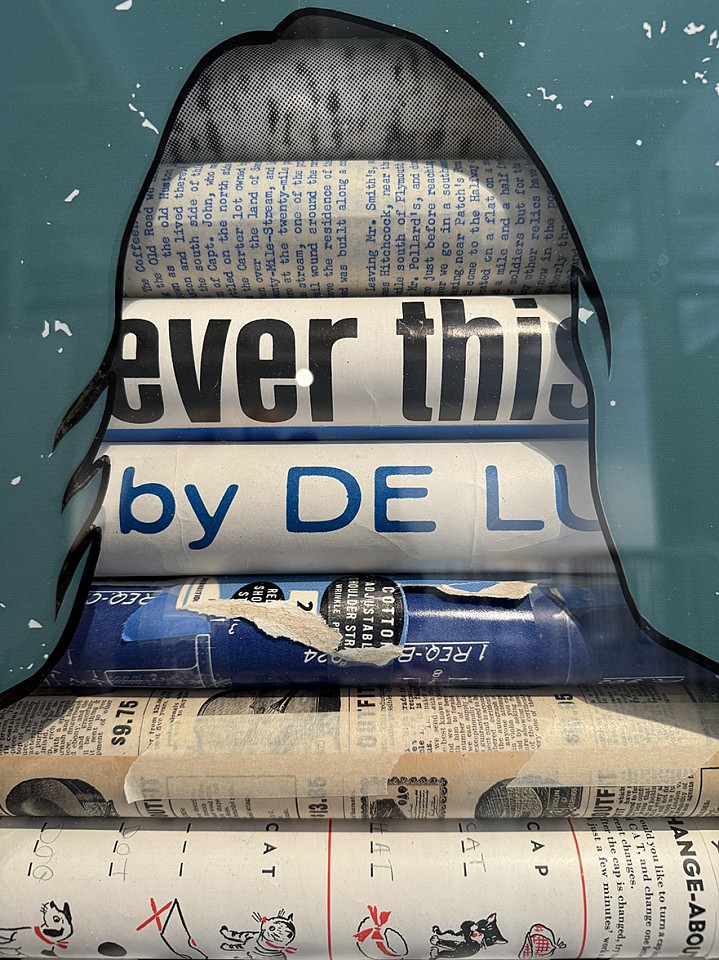 Jane Maxwell, A Girl Can
Mixed media, 48 x 16 x 2 1/2 in.