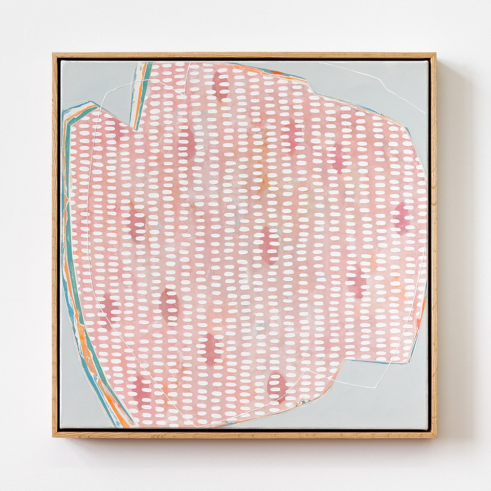 Karine Leger, Vue du Ciel No. 5
Acrylic on canvas, 25 1/4 x 25 1/4 in. framed