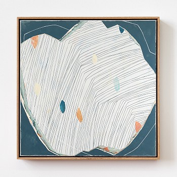Work:&nbsp;Vue du Ciel No. 7 25 1/4 x 25 1/4 in. framed