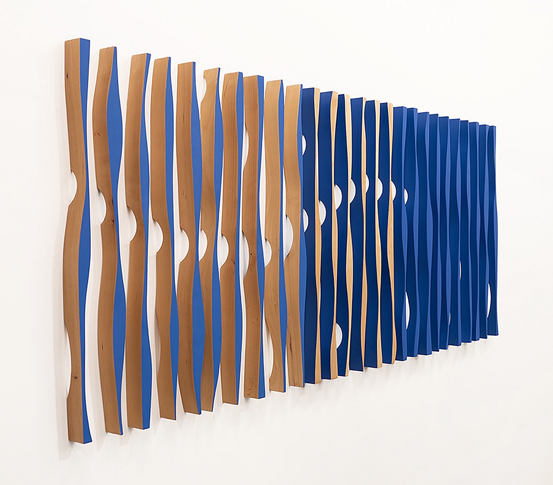 Pascal Pierme, Origines On Me 1
Painted alder wood, 32 x 78 in.